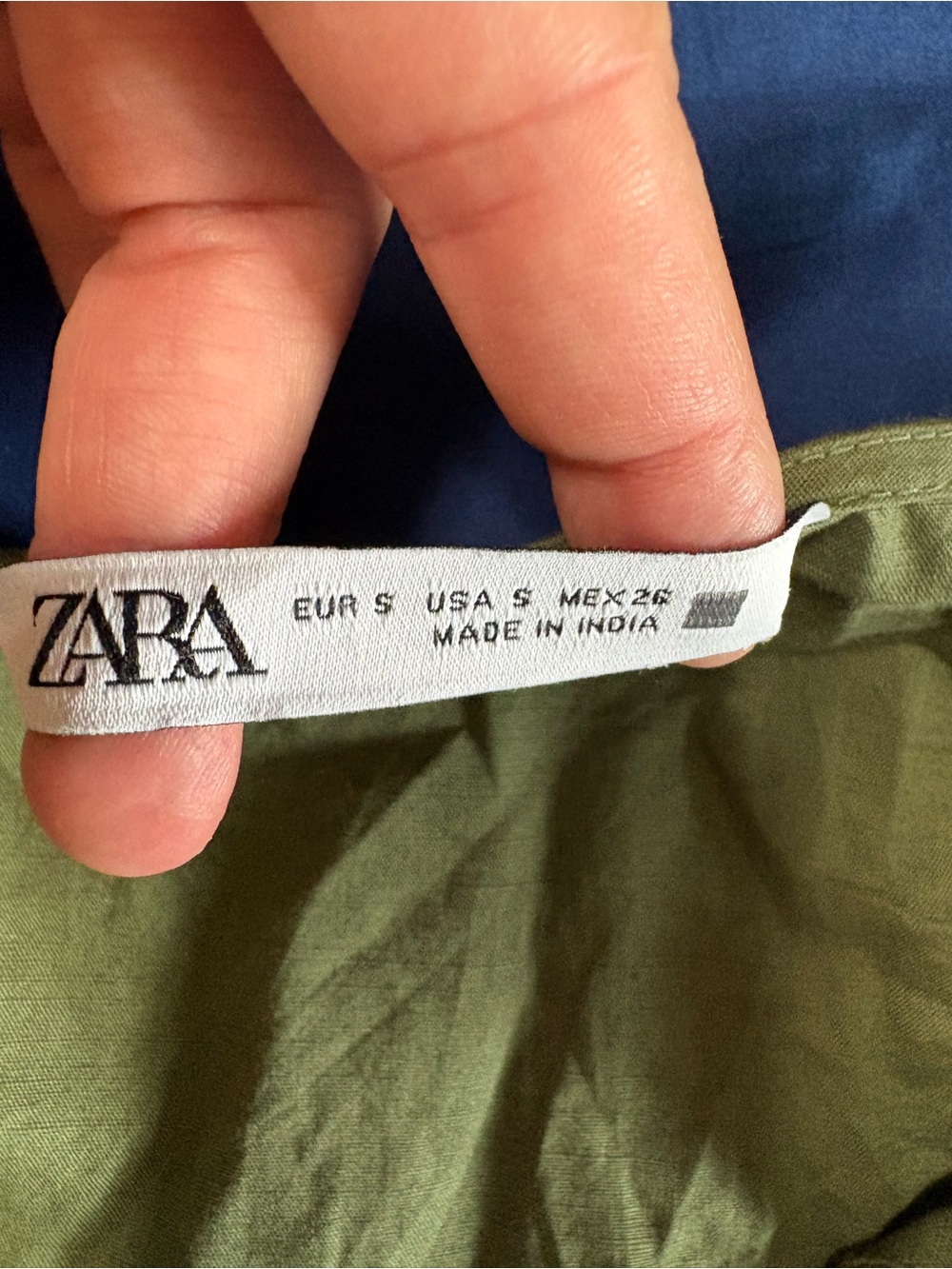 ZARA Embroidered Panelled Dress Green Size Small 7200/023 Cottagecore - Picture 3 of 10